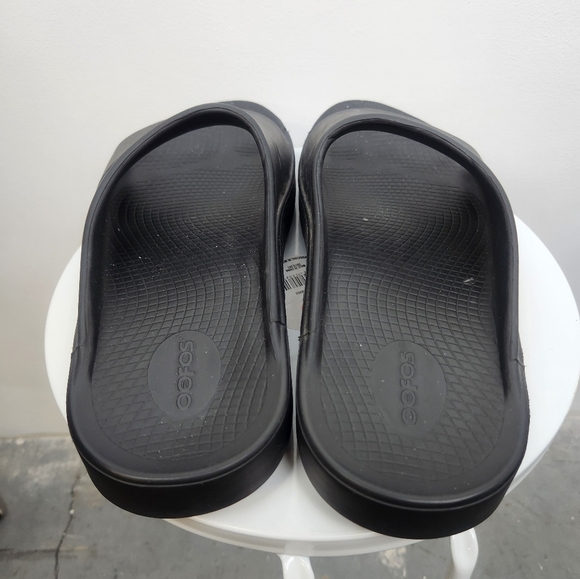 Oofos Ooah Slides Black Mens Size 10, Women's 13 - Picture 4 of 6